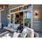 Z-Lite Laurent Outdoor Wall, 2-Light, 8 In.W x 9 In.L x 21 In.H, Black/Clear Seedy 599M2-BK - alternate 7